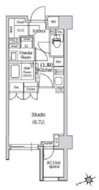 スタイリオ元住吉2 215 間取り図