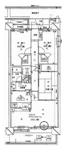 アルファスシティ大島 4階 間取り図