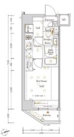 ログ桜木町クラシック (Log桜木町classic) 5階 間取り図