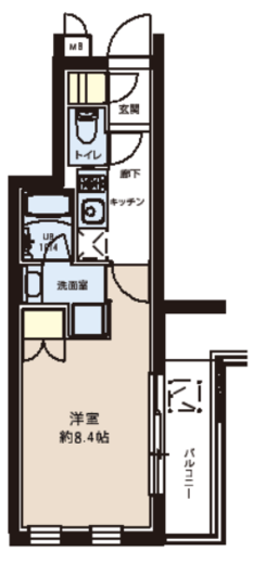 レクシード目白 113 間取り図