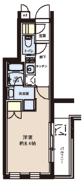 レクシード目白 113 間取り図