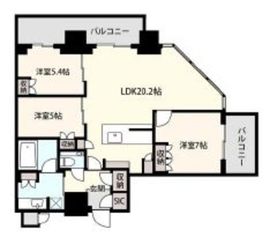 THE TOWER JUJO (ザ・タワー十条) 36階 間取り図