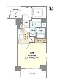 東急ドエル・グラフィオ八丁堀 10階 間取り図