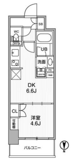 nido KAMATA 1303 間取り図