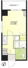 シグマ西麻布2 501 間取り図