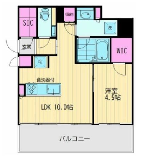 ザ・パークハウス大森タワー 12階 間取り図