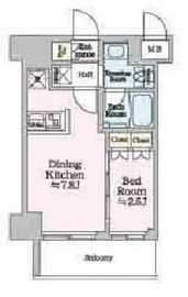 ONE ROOF RESIDENCE KAMEIDO (ワンルーフレジデンス亀戸) 403 間取り図