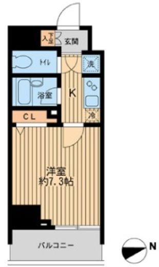 HF早稲田レジデンス 805 間取り図