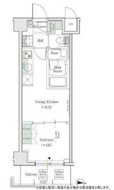 ONE ROOF RESIDENCE KAMEIDO (ワンルーフレジデンス亀戸) 407 間取り図