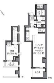 オープンレジデンシア六本木美術館前 1階 間取り図