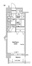コンフォリア下北沢 211 間取り図
