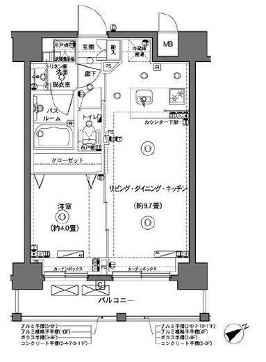 ZOOM横浜 10階 間取り図