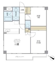 中落合ハウス 2階 間取り図