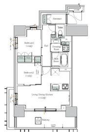 ONE ROOF RESIDENCE NISHI NIPPORI (ワンルーフレジデンス西日暮里) 304 間取り図