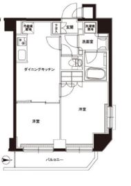 ルーブル綾瀬 7階 間取り図