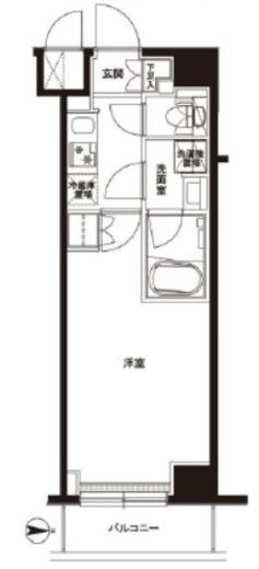 ルーブル綾瀬 3階 間取り図