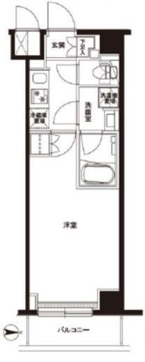 ルーブル綾瀬 3階 間取り図