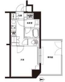 ルーブル綾瀬 1階 間取り図