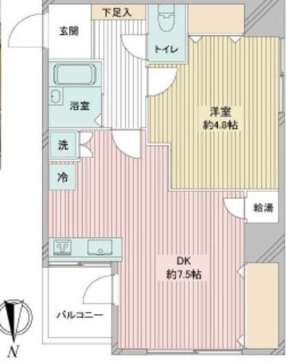 シーブリーズタワーズ 8階 間取り図