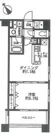 センチュリー新横浜いちょう通り 3階 間取り図