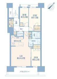 HARUMI FLAG PARK VILLAGE (晴海フラッグ パークヴィレッジ) 4階 間取り図