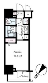 ガーラ・グランディ川崎 9階 間取り図