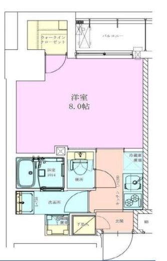 RBM三軒茶屋レジデンス 501 間取り図