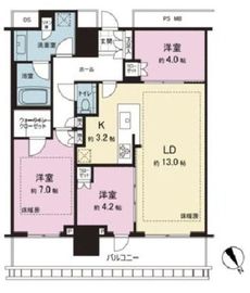 THE TOWER JUJO (ザ・タワー十条) 33階 間取り図