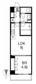 パークホームズ東陽町 4階 間取り図