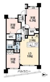 パレステージ溝の口 2階 間取り図