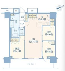 THE TOWER JUJO (ザ・タワー十条) 15階 間取り図