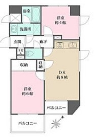 藤和シティホームズ新宿余丁町 3階 間取り図