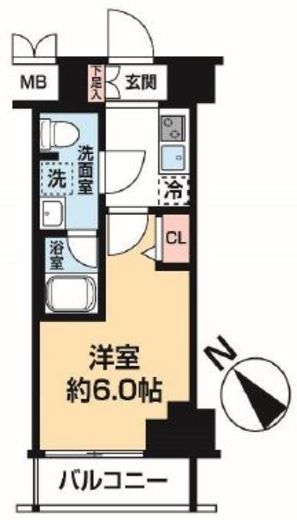 LUMEED横濱末吉町 3階 間取り図