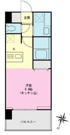 ウイングテラス京急川崎 902 間取り図