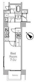プラウドフラット三軒茶屋Ⅱ 201 間取り図