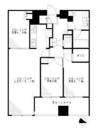 パークホームズ千代田淡路町 9階 間取り図