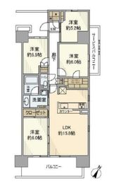 セントガーデン海老名 6階 間取り図