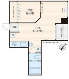 豊栄新都心マンション 3階 間取り図