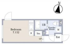 エクサム西新宿 203 間取り図