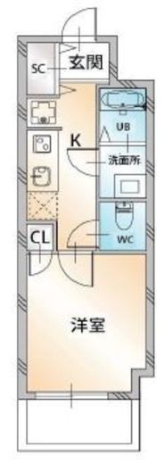 KDXレジデンス天王町 603 間取り図