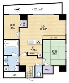 シェルゼ雷門 2階 間取り図