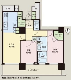 豊洲シエルタワー 35階 間取り図