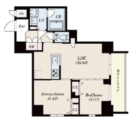 S-RESIDENCE押上epure (エスレジデンス押上エピュレ) 1002 間取り図