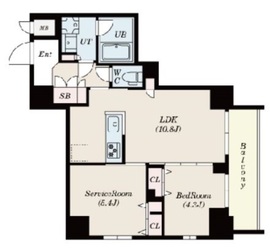 S-RESIDENCE押上epure (エスレジデンス押上エピュレ) 502 間取り図