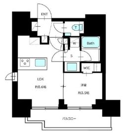 ピアース麻布EAST 4階 間取り図