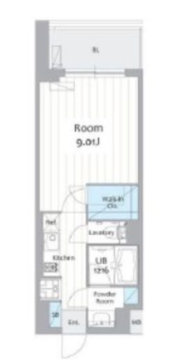 ラ フォンス 203 間取り図
