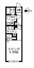プライムアーバン学芸大学 205 間取り図