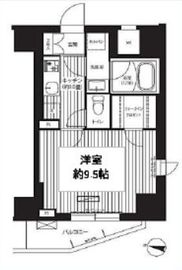プレジールテアトル用賀 103 間取り図