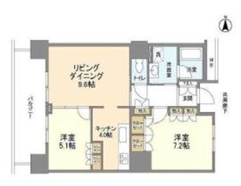 豊洲シエルタワー 15階 間取り図