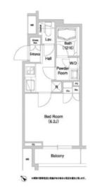 グラマシー横濱関内 906 間取り図